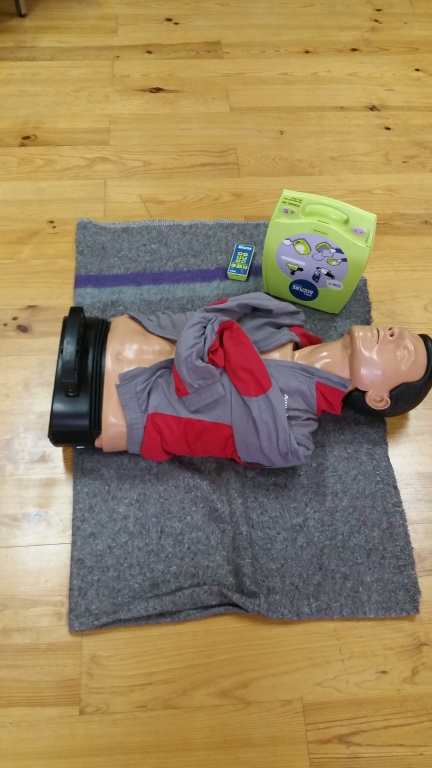 Imagem de destaque: Curso de Suporte Básico de Vida com Desfibrilhação Automática Externa para Profissionais de Saúde o Corpo de Bombeiros da Graciosa, no dia 17 de Junho.