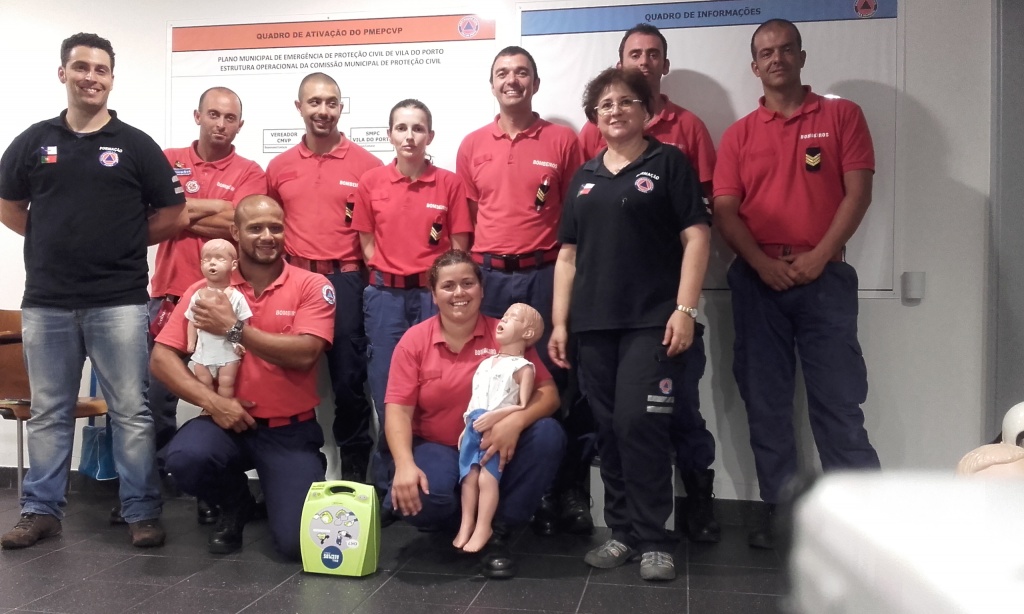 Imagem de destaque: Curso de Suporte Básico de Vida com Desfibrilhação Automática Externa para Profissionais de Saúde (SBV D - Profissionais de Saúde), em Santa Maria, no dia 17 de Julho.