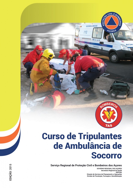 Imagem de destaque: Curso de Tripulantes de Ambulância de Socorro (TAS), no Centro de Formação do SRPCBA, de 5 de Setembro a 8 de Outubro.