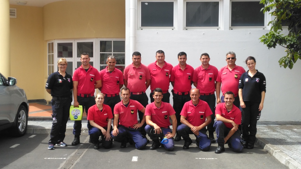 Imagem de destaque: Curso de Suporte Básico de Vida com Desfibrilhação Automática Externa para Profissionais de Saúde (SBV D - Profissionais de Saúde), na Ribeira Grande, no dia 26 de Junho