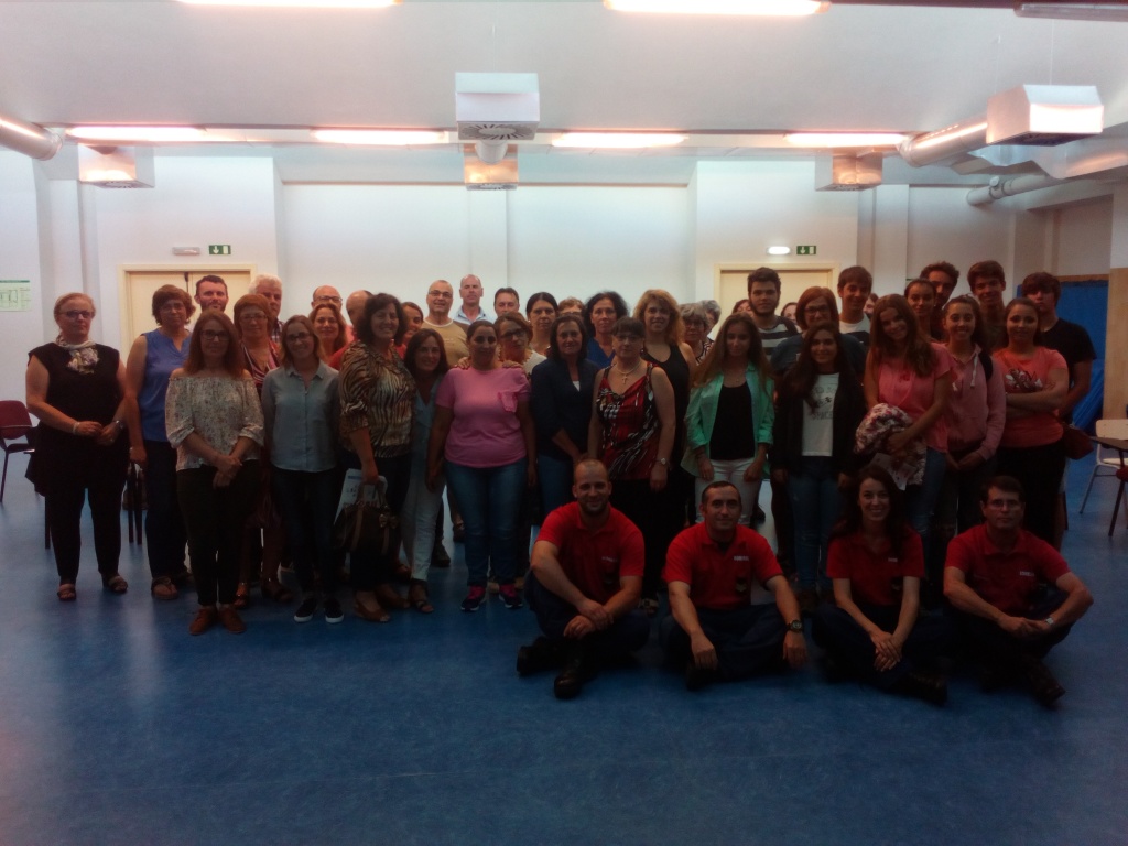 Imagem de destaque: Mass Training em SBV, na ES Domingos Rebelo, a 03 de julho