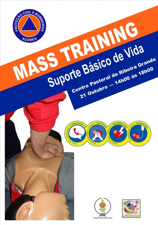 Imagem de destaque: SRPCBA promove Mass Training em Suporte Básico de Vida para Escuteiros