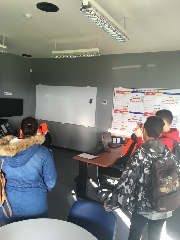 Imagem de destaque: Visita de Estudo ao SRPCBA de alunos da ES Jerónimo Emiliano de Andrade