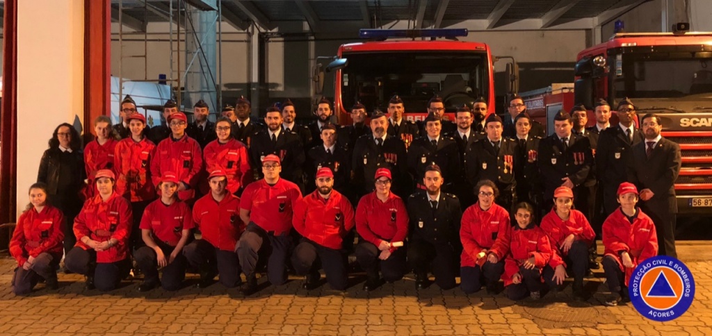 Imagem de destaque: AHBV de Santa Cruz das Flores comemorou 67º aniversário e assinalou a tomada de posse do novo quadro de comando