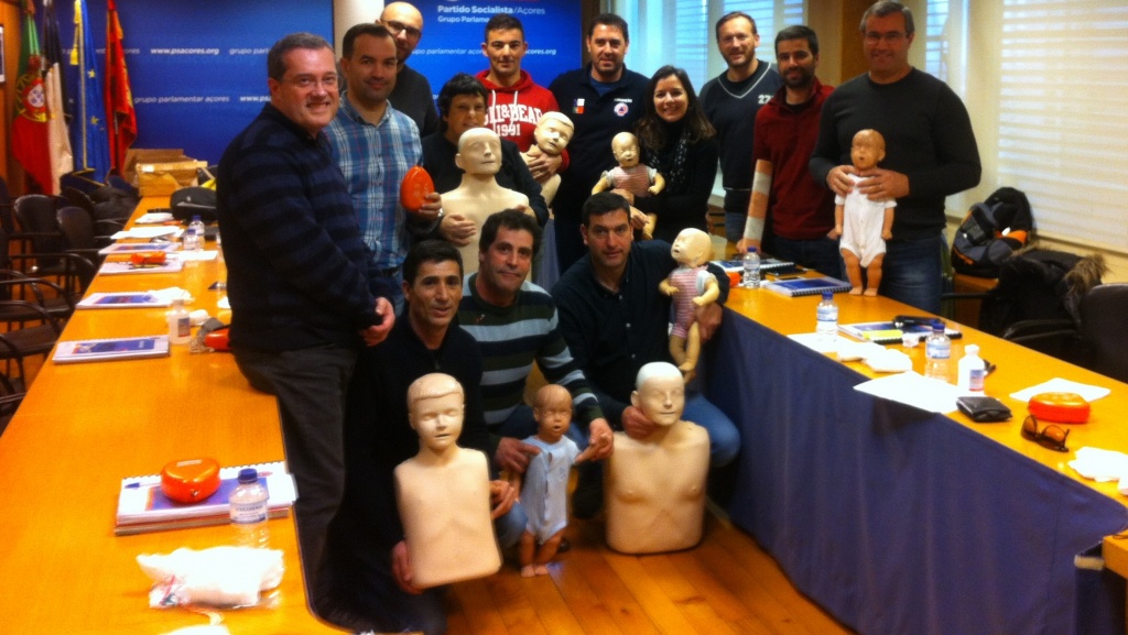 Imagem de destaque: Curso de Primeiros Socorros para funcionários da ALRAA