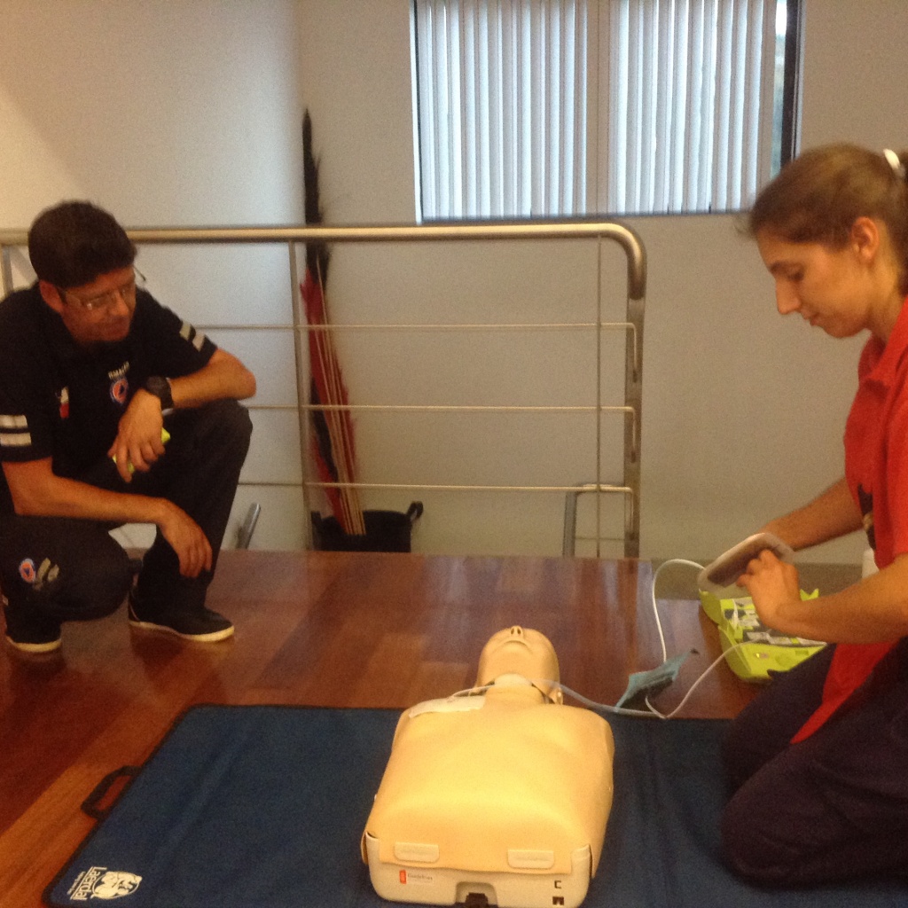 Imagem de destaque: Curso de Suporte Básico de Vida com Desfibrilhação Automática Externa para Profissionais de Saúde, na Calheta a 7 de Junho