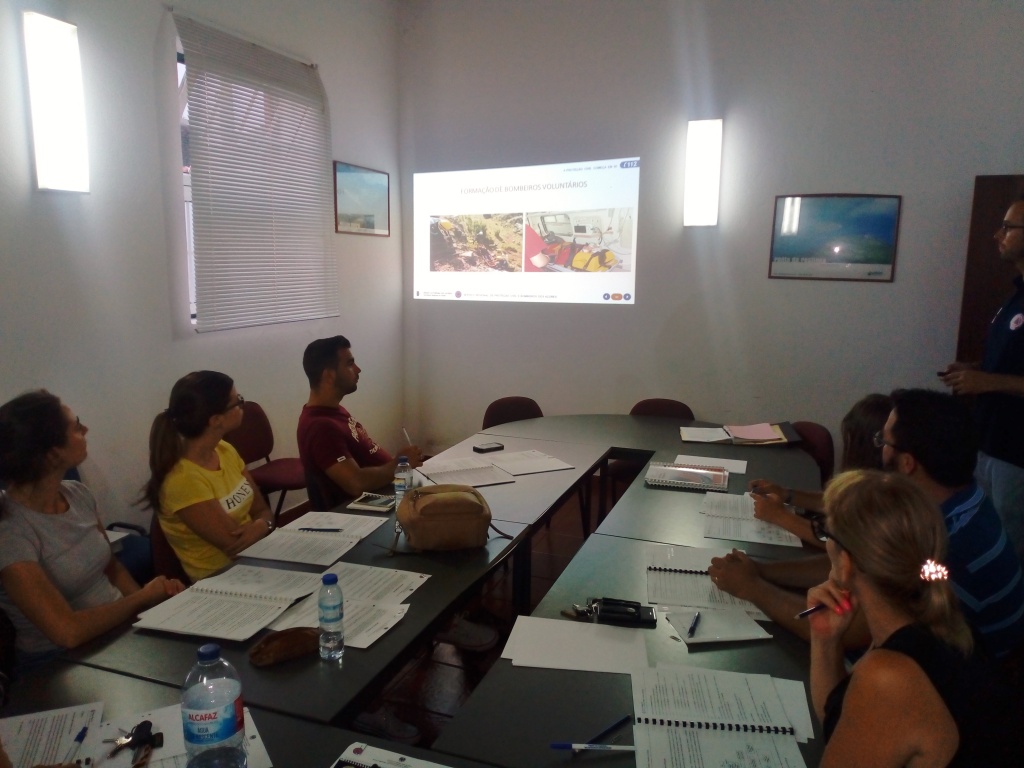 Imagem de destaque: Curso Básico de Proteção Civil na Junta de Freguesia de São Mateus