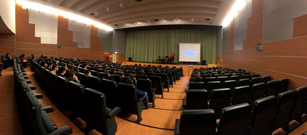 Imagem de destaque: Palestras na ES Domingos Rebelo, a 30 de Janeiro