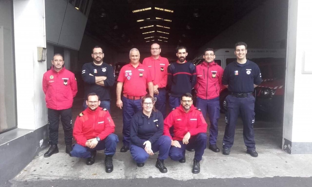 Imagem de destaque: Curso de Recertificação de Tripulantes de Ambulância de Transporte (RTAT), em Vila Franca do Campo