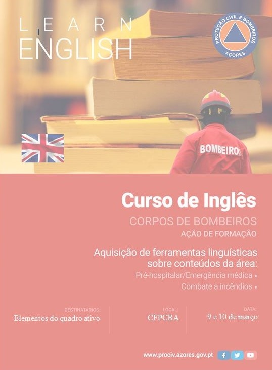Imagem de destaque: Curso de Inglês para Bombeiros