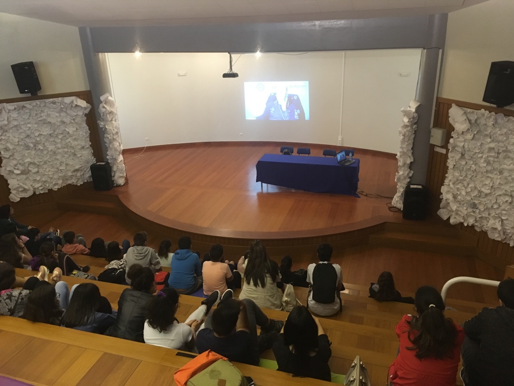 Imagem de destaque: Palestra sobre Riscos Naturais e MAP na EBI do Ginetes