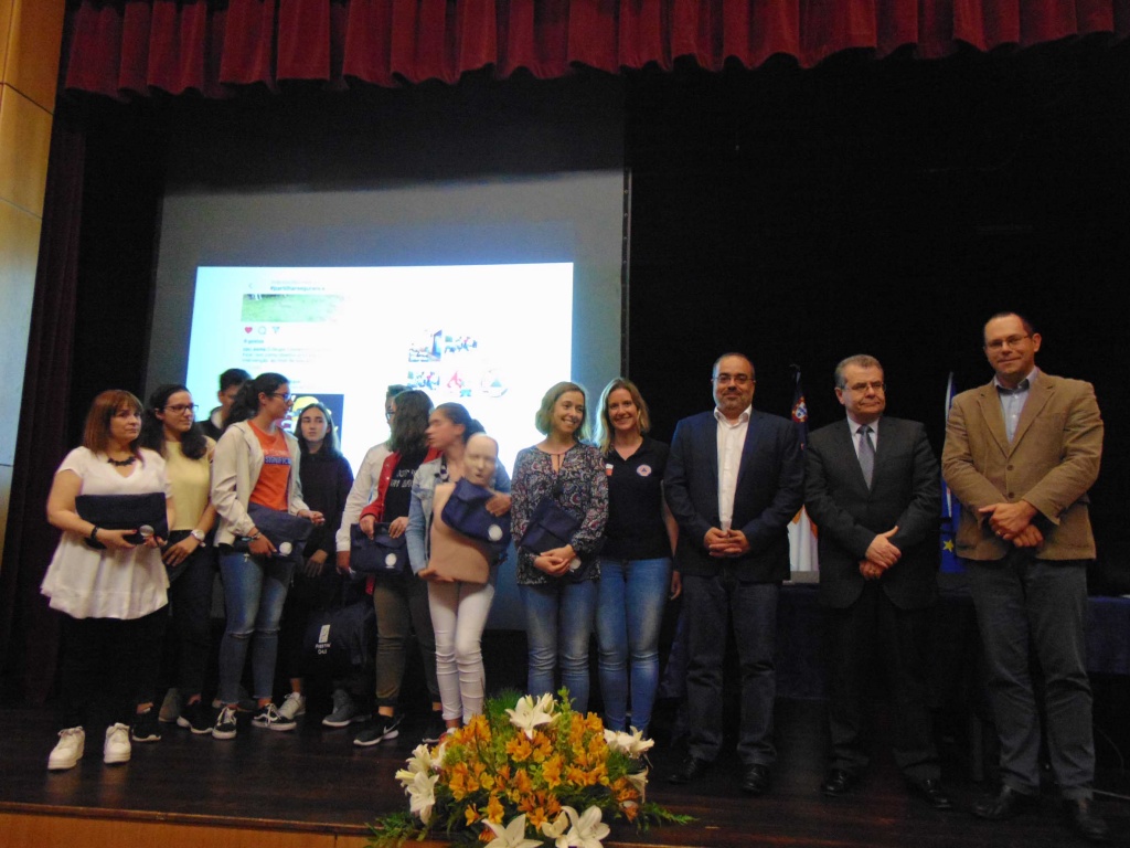 Imagem de destaque: Escola Secundária Manuel de Arriaga distinguida com o 1.º prémio do Concurso de Ideias dos Clubes de Proteção Civil
