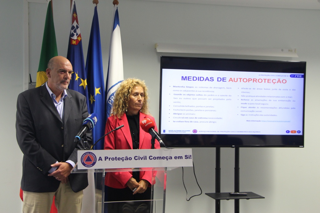 Imagem de destaque: Governo Regional prepara as medidas necessárias para enfrentar furacão Lorenzo