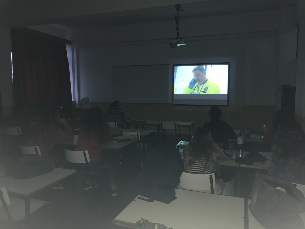 Imagem de destaque: Palestras sobre o 112 e o Centro de Operações de Emergência na Escola Secundária Jerónimo Emiliano de Andrade