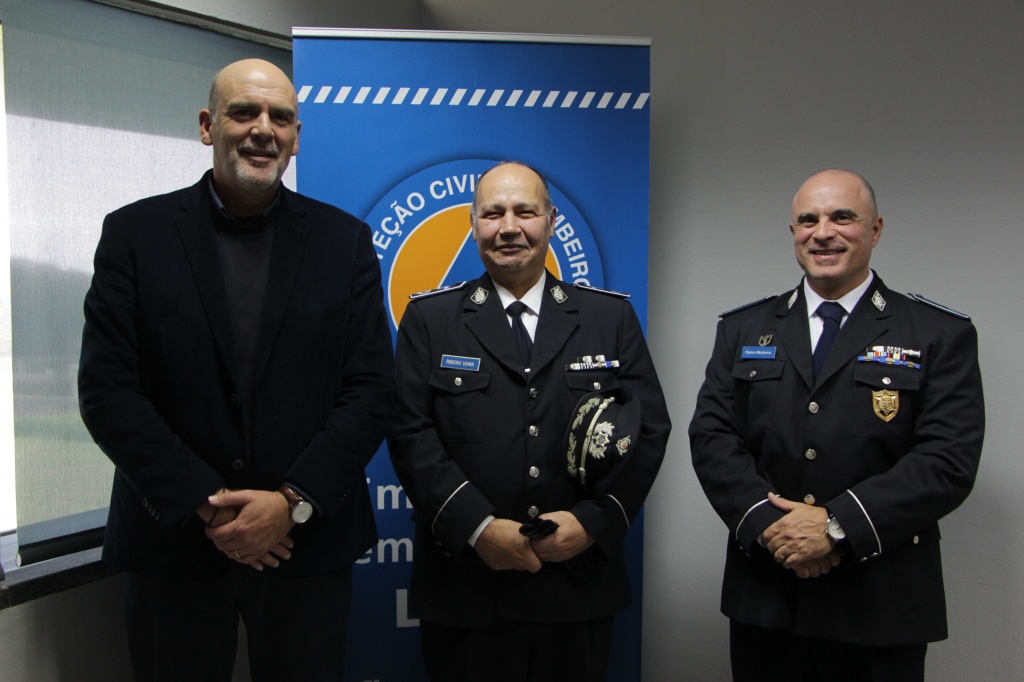 Imagem de destaque: SRPCBA recebe Comandante Regional da PSP