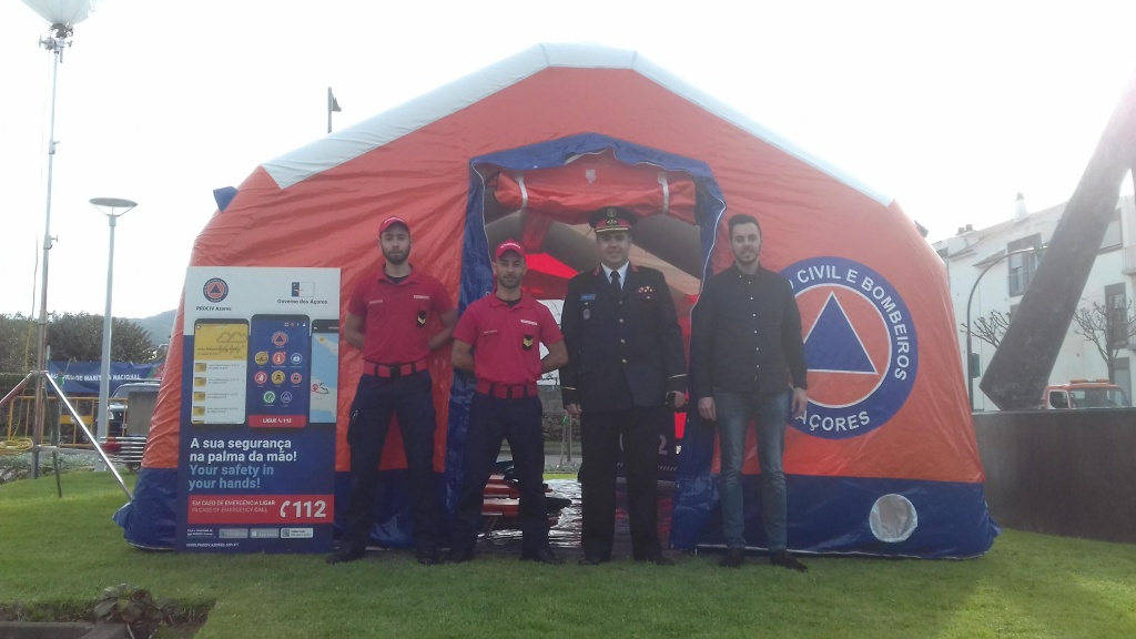 Imagem de destaque: SRPCBA participa 2ª Exposição de Agentes e Meios de Proteção Civil da EBI Lagoa