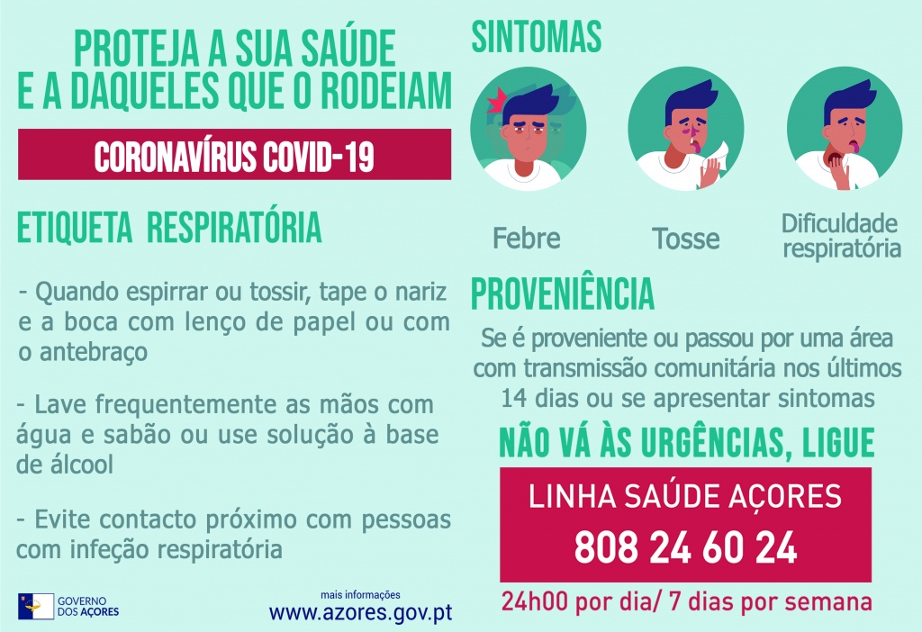 Imagem de destaque: COVID-19: Comunicado da Autoridade Regional de Saúde