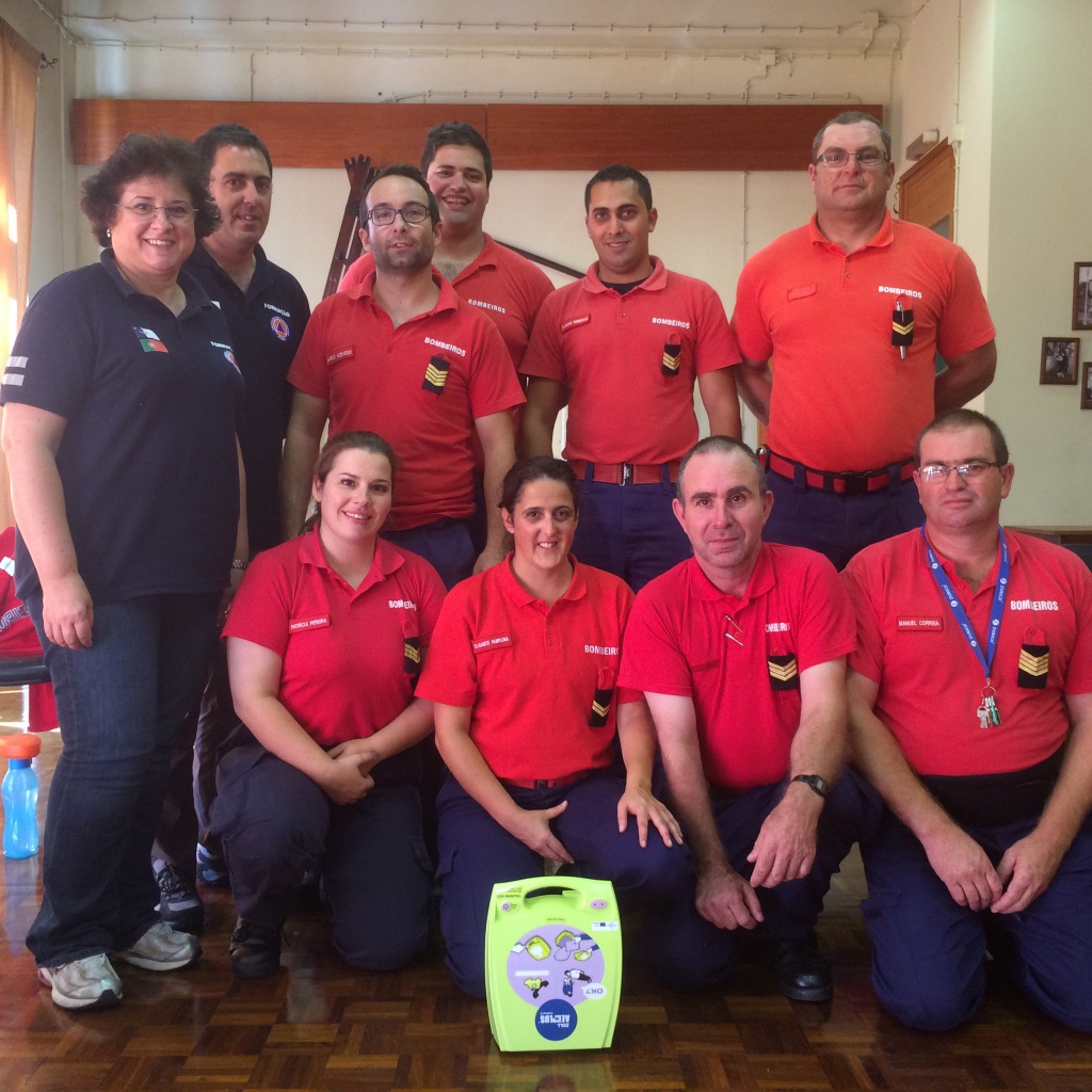 Imagem de destaque: Curso de RSBV D Profissionais de Saúde na Horta