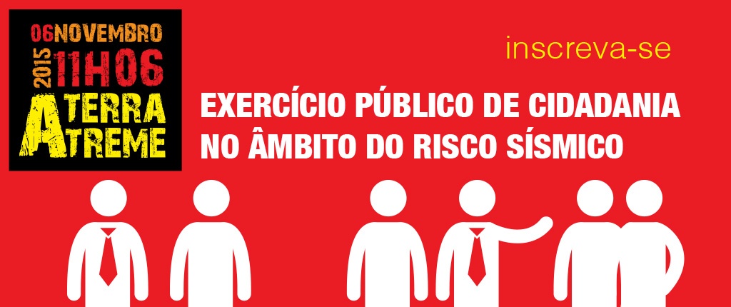 Imagem de destaque: Exercício Público de Preparação para o Risco Sísmico A TERRA TREME