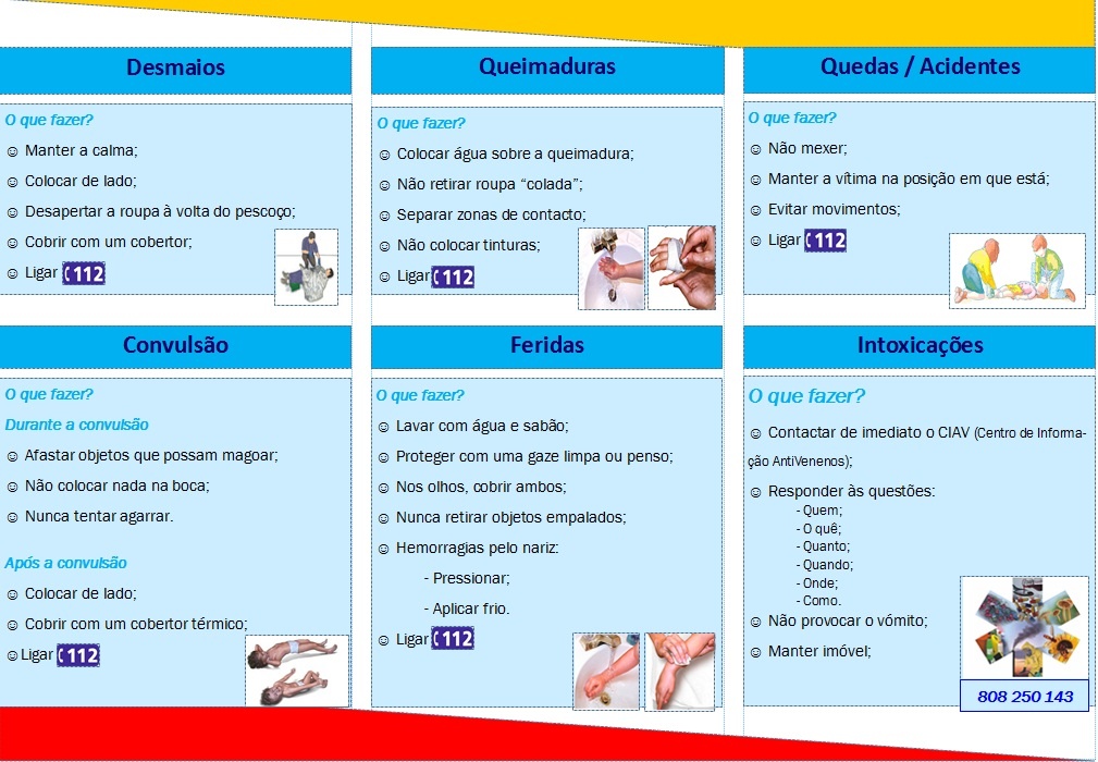 Imagem de destaque: Palestra sobre Primeiros Socorros - ES Jerónimo Emiliano de Andrade