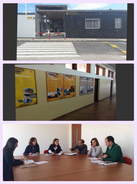 Imagem de destaque: Reuniões no âmbito do projeto Clubes de Proteção Civil.