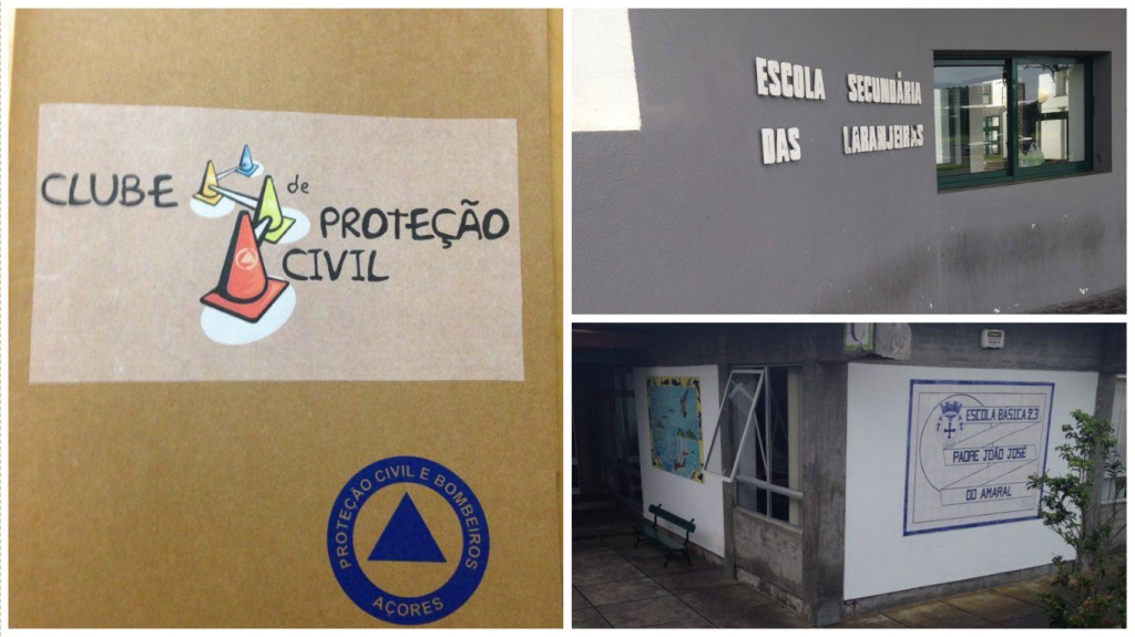 Imagem de destaque: Reuniões no âmbito do projeto Clubes de Proteção Civil