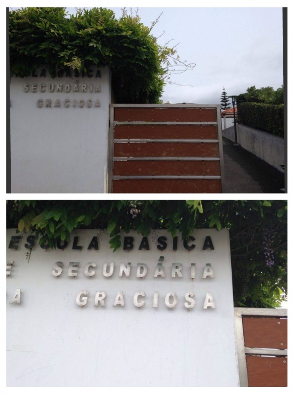 Imagem de destaque: Reunião com o Coordenador do Clube de Proteção Civil, na EBS da Graciosa.